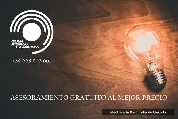 Quim Lampista, electricista a Sant Feliu de Guíxols