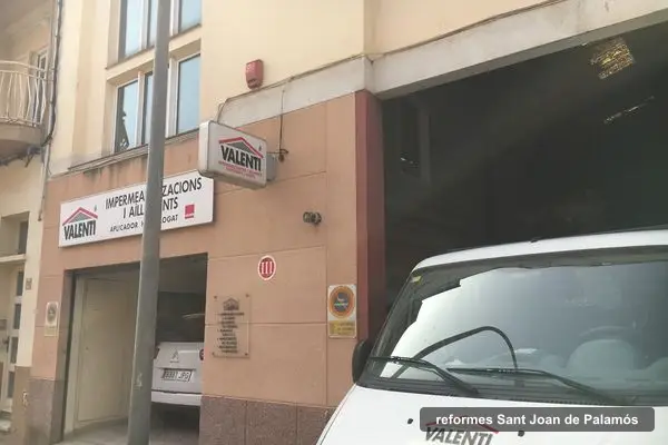 Valentí Impermeabilitzacions i Aïllaments, empresa de reformes a Sant Joan de Palamós